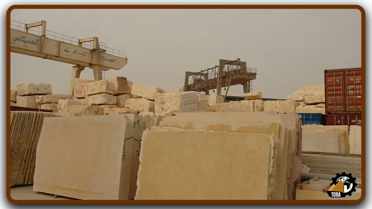 Imported marble in Egypt