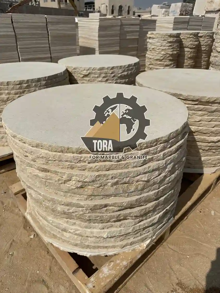 Sunny SandBlasted Circles