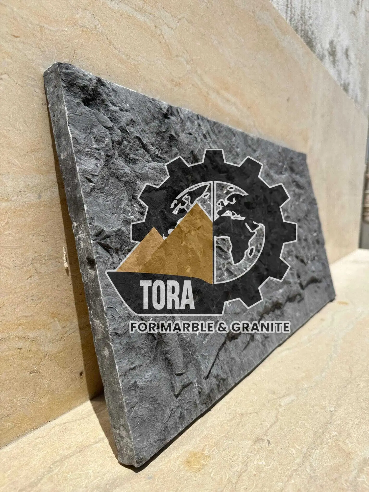 Melly Grey Split Face Egyptian Marble